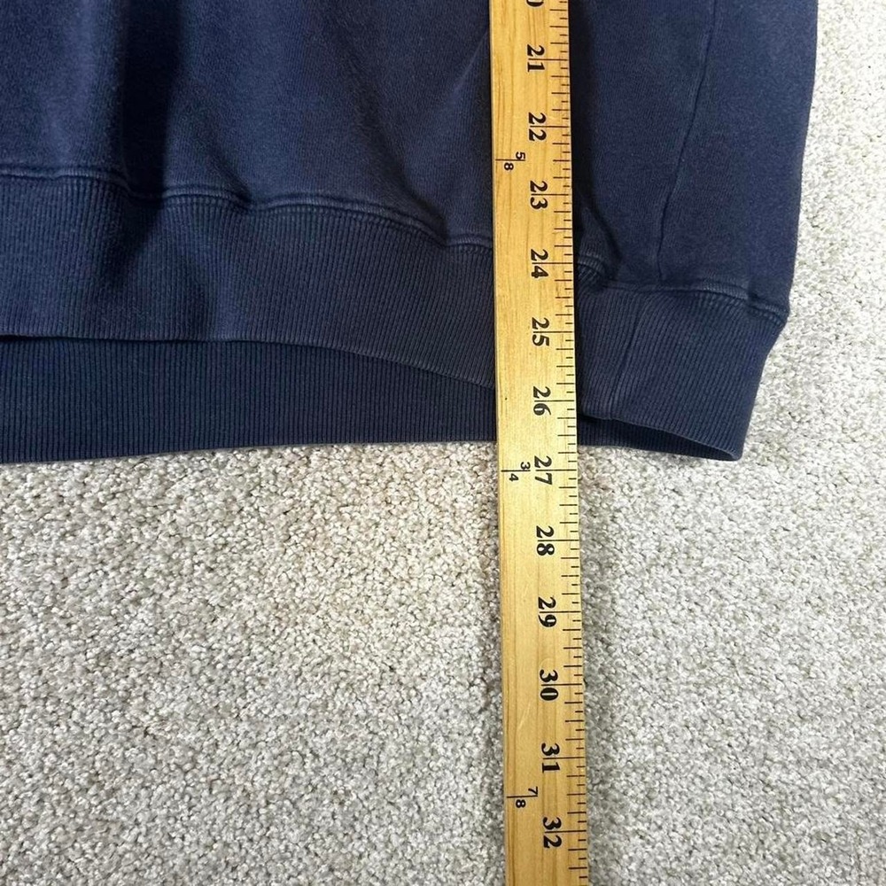 Y2K Tommy Hilfiger athletics navy blue embroidered crewneck sweatshirt Size XL - Picture 3 of 4